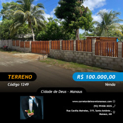 Terreno à Venda, 461 m² em Cidade De Deus - Manaus
