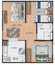 Apartamento com 2 Quartos à Venda, 38 m² em Jardim Novo Portugal - Guarulhos