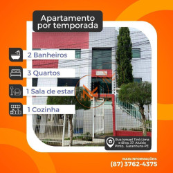 Apartamento com 2 Quartos para Temporada, 80 m² em Aloísio Pinto - Garanhuns