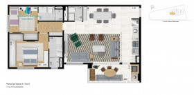 Apartamento com 2 Quartos à Venda, 66 m² em Taquaral - Campinas