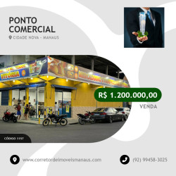 Ponto Comercial à Venda, 200 m² em Cidade Nova - Manaus