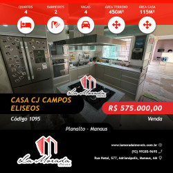 Casa com 4 Quartos à Venda, 115 m² em Planalto - Manaus