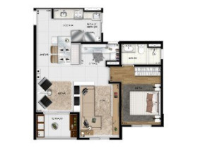 Apartamento com 1 Quarto à Venda, 42 m² em Centro - São Bernardo Do Campo