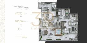 Apartamento com 3 Quartos à Venda, 209 m² em Jardim Olhos D´água I - Ribeirão Preto