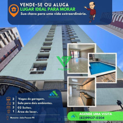 Apartamento com 3 Quartos à Venda ou Locação, 145 m² em Manaíra - João Pessoa