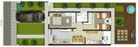 Casa de Condomínio com 2 Quartos à Venda, 52 m² em Ressaca - Atibaia