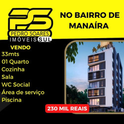 Apartamento com 1 Quarto à Venda, 33 m² em Manaíra - João Pessoa
