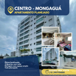 Apartamento com 2 Quartos para Alugar ou Temporada, 66 m² em Centro - Mongaguá