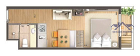 Apartamento com 1 Quarto à Venda, 26 m² em Granja Viana - Cotia