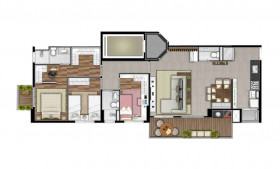 Apartamento com 3 Quartos à Venda, 132 m² em Alphaville - Barueri