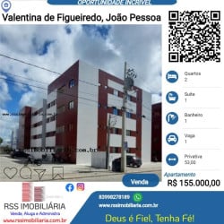 Apartamento com 2 Quartos à Venda, 48 m² em Valentina De Figueiredo - João Pessoa