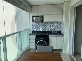 Apartamento com 1 Quarto para Alugar, 33 m² em Brooklin - São Paulo