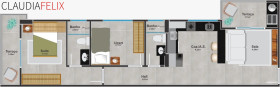 Apartamento com 2 Quartos à Venda, 53 m² em Canto Do Forte - Praia Grande