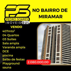 Apartamento com 4 Quartos à Venda, 407 m² em Miramar - João Pessoa