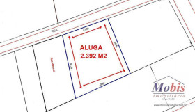 Terreno para Alugar, 2.393 m² em Vila América - Santo André