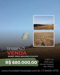 Terreno à Venda, 15.987 m² em Biriça - Bragança Paulista