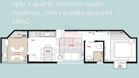 Apartamento com 2 Quartos à Venda,  em Jardim Paulista - Ribeirão Preto