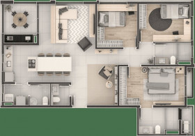 Apartamento com 2 Quartos à Venda, 115 m² em Cambuí - Campinas