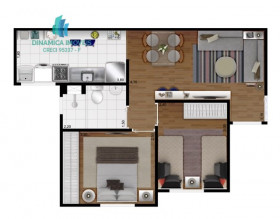 Apartamento com 2 Quartos à Venda, 42 m² em Vila Formosa - Campinas