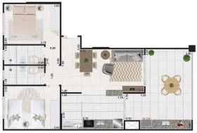 Apartamento com 2 Quartos à Venda, 80 m² em Jardim Virginia - Guaruja