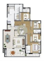 Apartamento com 4 Quartos à Venda, 180 m² em Gonzaga - Santos