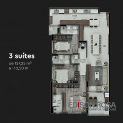 Apartamento com 3 Quartos à Venda, 140 m² em Nossa Senhora Do Rosário - São José