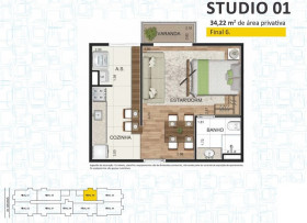 Apartamento com 3 Quartos à Venda, 73 m² em Alphaville - Barueri