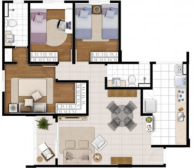 Apartamento com 3 Quartos à Venda, 80 m² em Jardim Nova Europa - Campinas