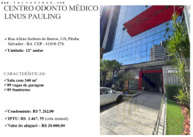 Imóvel Comercial para Alugar, 340 m² em Pituba - Salvador