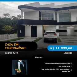 Casa de Condomínio para Alugar,  em Manaus