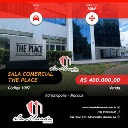 Sala Comercial à Venda, 30 m² em Adrianópolis - Manaus