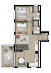 Apartamento com 2 Quartos à Venda, 60 m² em Sumaré - São Paulo