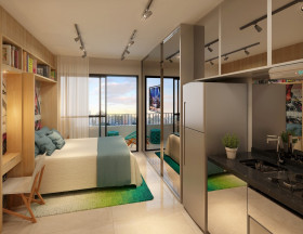 Apartamento com 2 Quartos à Venda, 48 m² em Centro - São Paulo