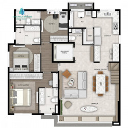 Apartamento com 3 Quartos à Venda, 245 m² em Cambuí - Campinas