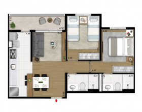 Apartamento com 3 Quartos à Venda, 66 m² em Ipiranga - São Paulo