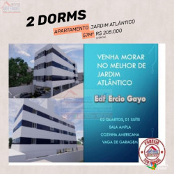 Apartamento com 2 Quartos à Venda, 57 m² em Jardim Atlântico - Olinda