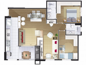 Apartamento com 2 Quartos à Venda, 61 m² em Fundação - São Caetano Do Sul