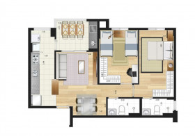 Apartamento com 2 Quartos à Venda, 70 m² em Centro - São Caetano Do Sul