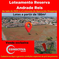 Terreno à Venda, 180 m² em Reserva Andrade Reis  - Aparecida De Goiânia