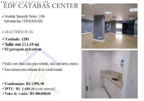 Imóvel Comercial à Venda, 211 m² em Caminho Das árvores - Salvador