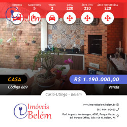 Casa com 3 Quartos à Venda, 220 m² em Curió-utinga - Belém