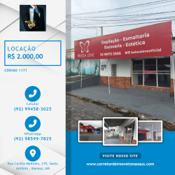 Imóvel Comercial para Alugar, 100 m² em Cidade Nova - Manaus