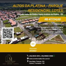 Terreno à Venda, 147 m² em Estrada Velha Da Platina - Santo Antônio Da Platina