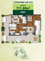 Apartamento com 2 Quartos à Venda, 87 m² em Jardim Tupanci - Barueri