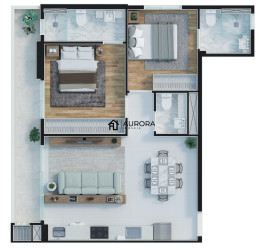 Apartamento com 2 Quartos à Venda, 80 m² em Balneário Santa Clara - Itajaí