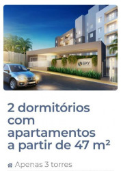 Apartamento com 2 Quartos à Venda, 67 m² em Sky Granja Viana - Programa Casa Verde Amarela - Cotia