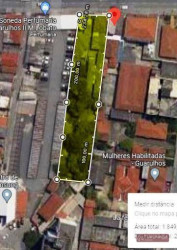 Terreno à Venda, 1.850 m² em Jardim Madeirense - Guarulhos
