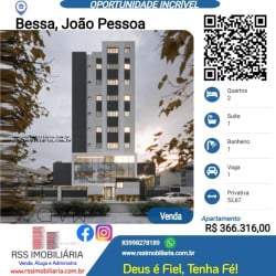 Apartamento com 2 Quartos à Venda, 53 m² em Bessa - João Pessoa