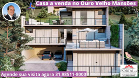 Casa com 5 Quartos à Venda, 500 m² em Ouro Velho Mansões - Nova Lima
