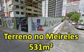 Terreno à Venda, 531 m² em Meireles - Fortaleza
